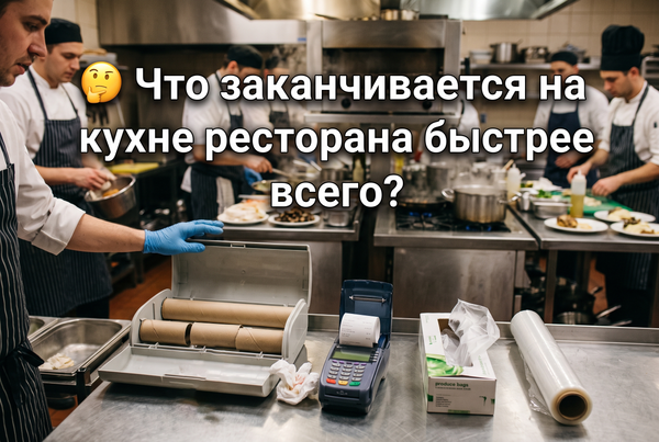 🤔 Что заканчивается на кухне ресторана быстрее всего?