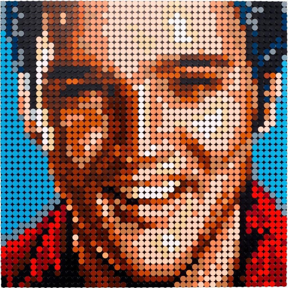 Конструктор Лего Арт Элвис Пресли | LEGO Art Elvis Presley 31204 — арт-портрет, 3445 деталей (18+)