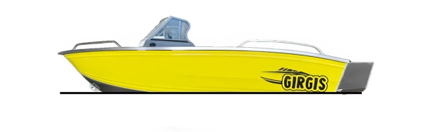 Алюминиевая моторная лодка Гиргис 390 Фиш