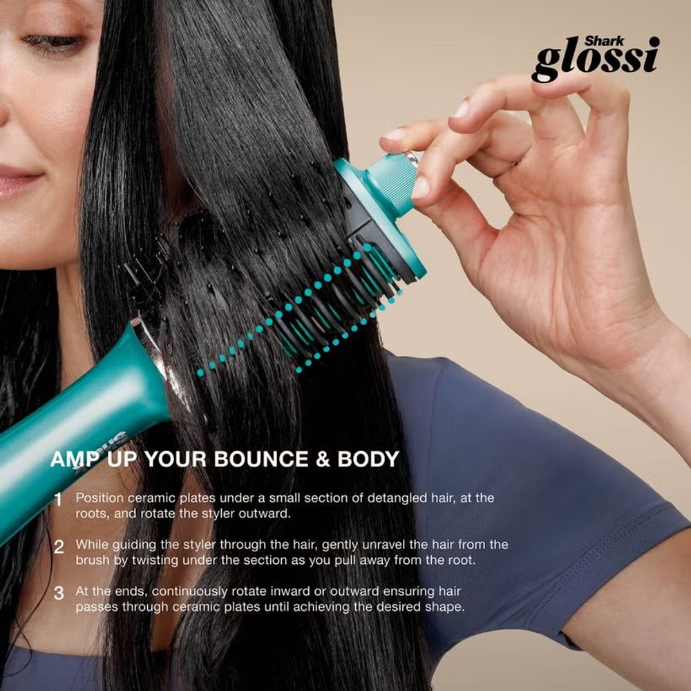 Фен-щетка Shark Glossi 2-in-1 Hot Tool and Air Glosser - Juniper
