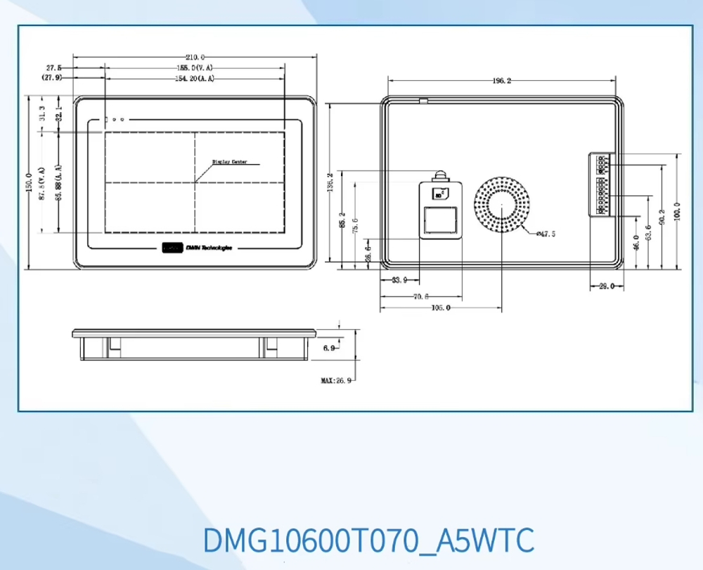 DWIN DMG10600T070_A5WTC