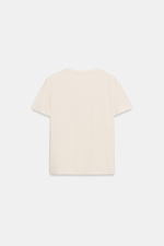 ХЛОПКОВАЯ ФУТБОЛКА В СТИЛЕ РУСТИК — ZARA