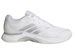 Женские теннисные кроссовки Adidas Avacourt 3 - cloud white/silver metallic/dash grey