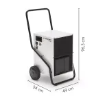 Осушитель воздуха TROTEC TTK 170 S мобильный - [до 50 л. за сутки / для S≈90 м²]