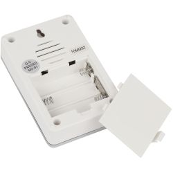 Звонок дверной Intro MP103W беспроводной LED подсветка IP44 150 м белый 38 мелодий | Intro