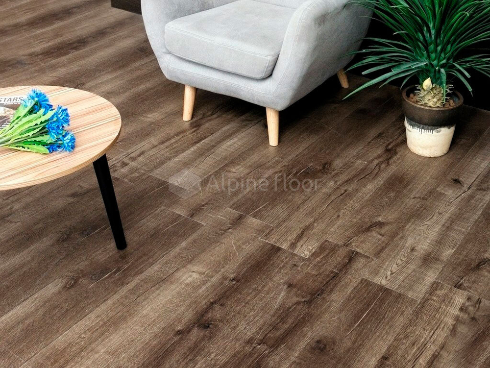Кварцвиниловая плитка Alpine Floor Real Wood ECO 2-3 Дуб Vermont