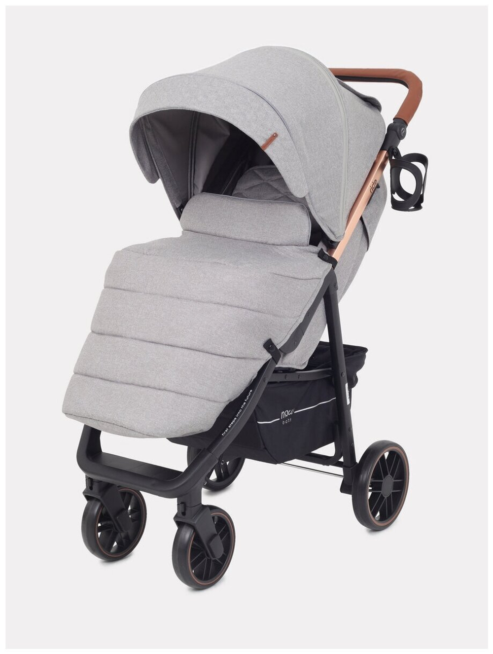 Коляска детская MOWBaby "RIDE" RA088 Gold Beige