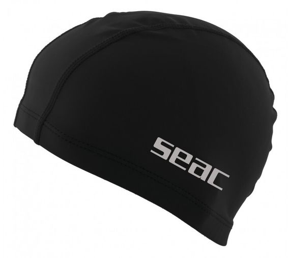 Шапочка для плавания Seac Sub Comfort черный стрейч