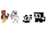 Конструктор Лего Майнкрафт Дом панды 21245 | LEGO Minecraft The Panda Haven | набор с пандой-домом | 553 детали 8+