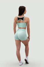 Шорты HIGH WAISTED SHORTS 5″ GYM HERO 582 Мятные