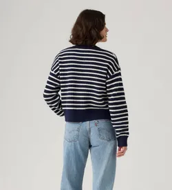 Джемпер женский LEVI'S REESE VNECK SWEATER PARISIENNE STRIPE PE
