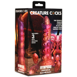 Фантазийный фаллоимитатор Nymphoid Ovipositor Silicone Dildo - 16,5 см. (Цвет: разноцветный)