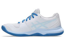 Женские кроссовки для бадминтона/сквоша Asics Gel-Tactic 12 - white/light blue