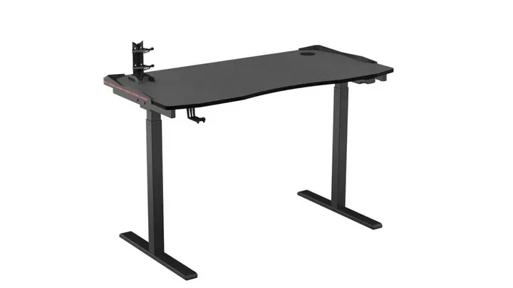 Геймерский стол с электроприводом и RGB-подсветкой FoxGear Black