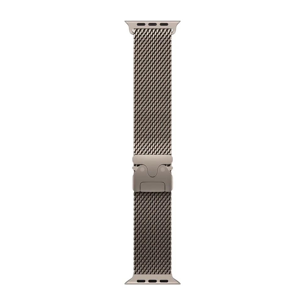 Умные часы Apple Watch Ultra 2 (2024) GPS + Cellular, 49mm, Natural Titanium Case with Natural Titanium Milanese Loop L, (Натуральный титановый)