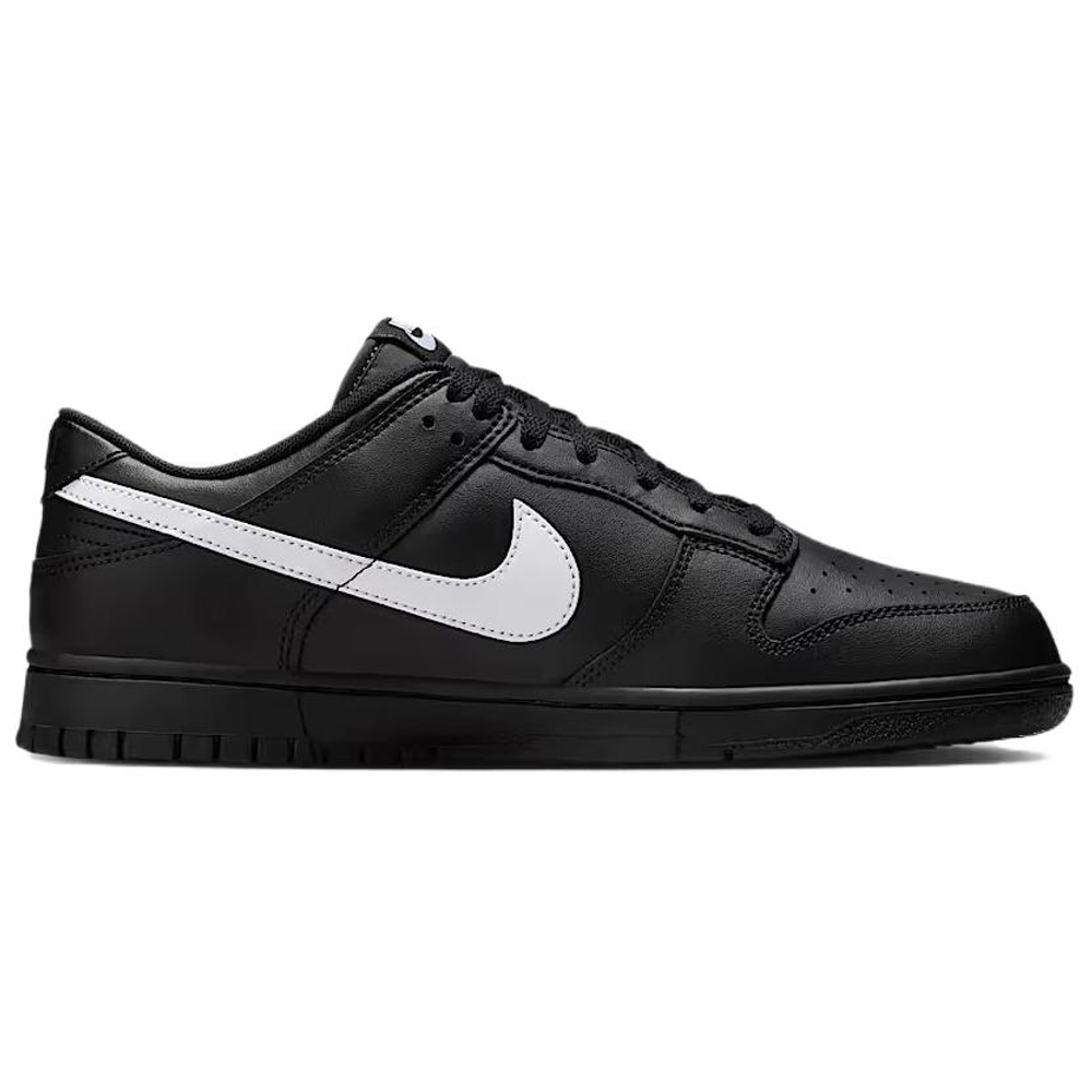 Nike Dunk Leather Low top Skateboard Shoes Men's Black