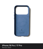 Чехол Mujjo Leather Case для iPhone 18 Pro / 17 Pro Monaco Blue