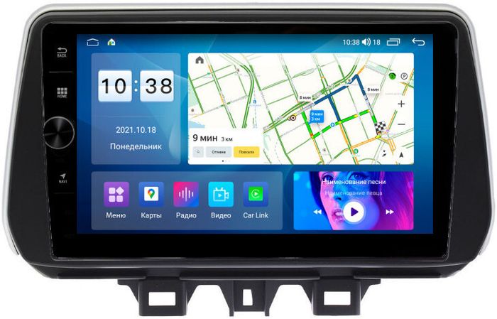Магнитола для Hyundai Tucson 2018-2021 - Parafar PF547LHDAV на Android 12, Быстрая, CarPlay, 4G SIM-слот