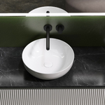 Тумба подвесная Sancos Snob R, Bianco 995х445х500, под столешницу без отверстия под смеситель, цвет Black Sky, арт. SNR100W