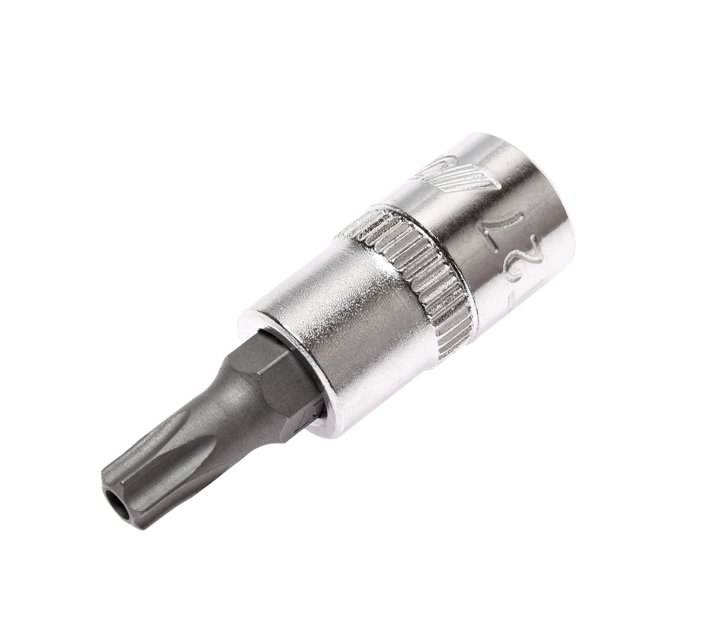 Бита-головка 1/4" TORX T27Hх37мм с отверстием JTC