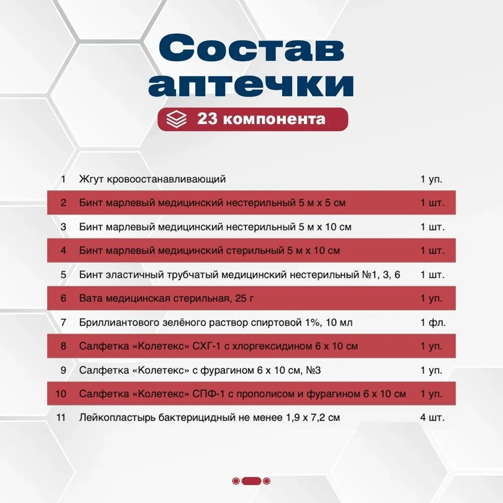 Аптечка  для  перевозки опасных грузов ФЭСТ сумка м.1186