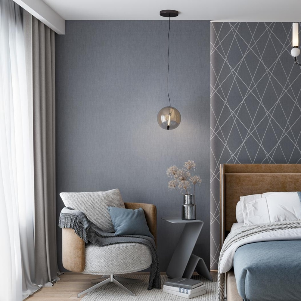 Обои виниловые PL72258-44 PALITRA LIFE Paris однотонные под твид 1.06 х 10.05 м
