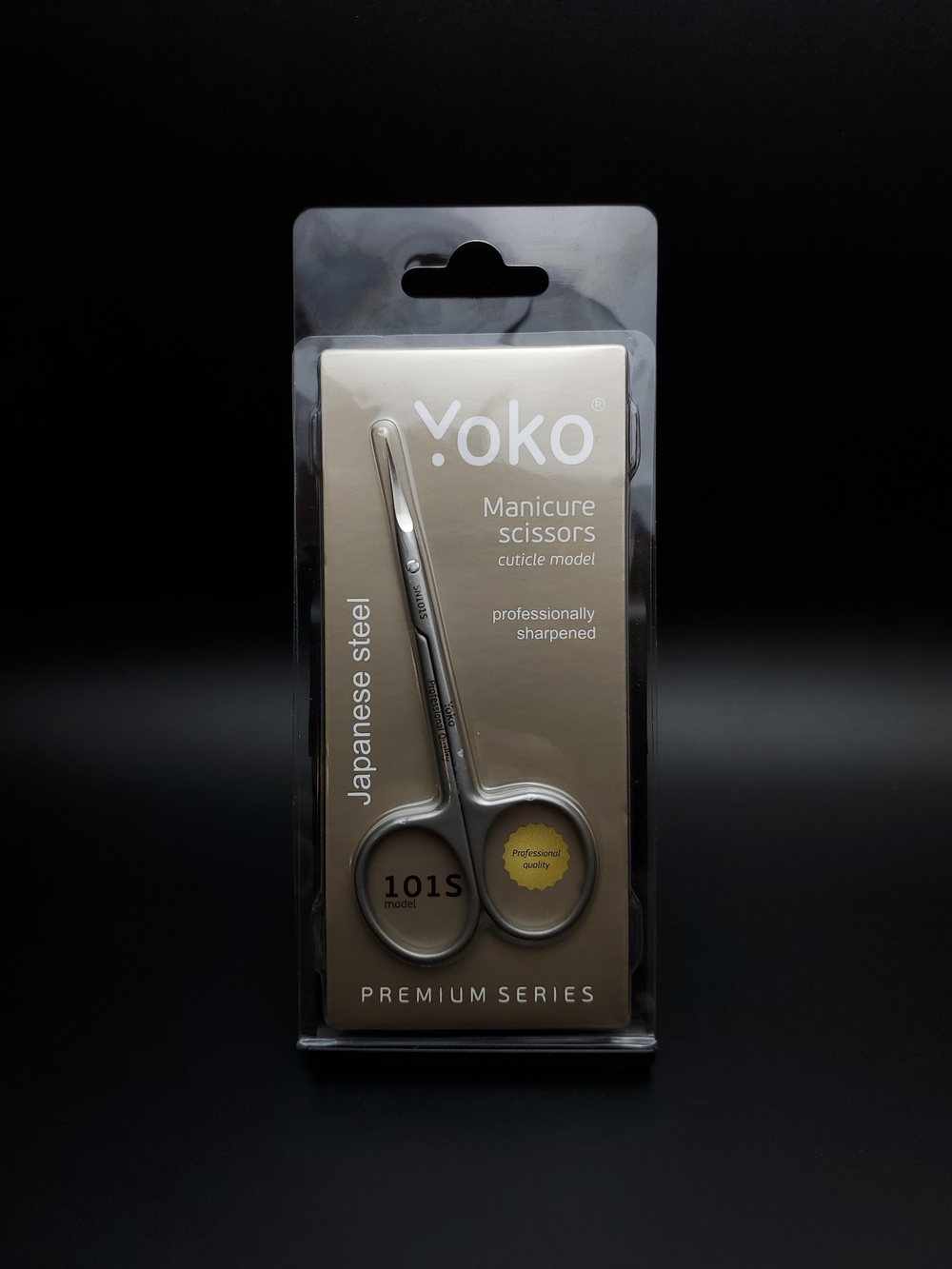Yoko Ножницы для кутикулы Premium, длина 105 мм