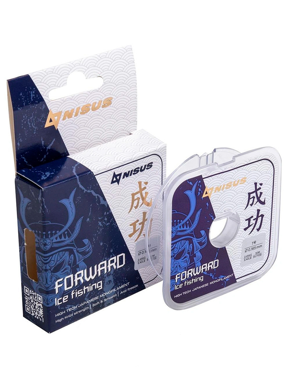 Леска для рыбалки Nisus FORWARD ICE FISHING Nylon Transparent 0,074mm/50m (N-FIF-0.074-50)