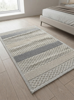Коврик для ванной Zalel хлопковый дизайн 12, 60×100 см