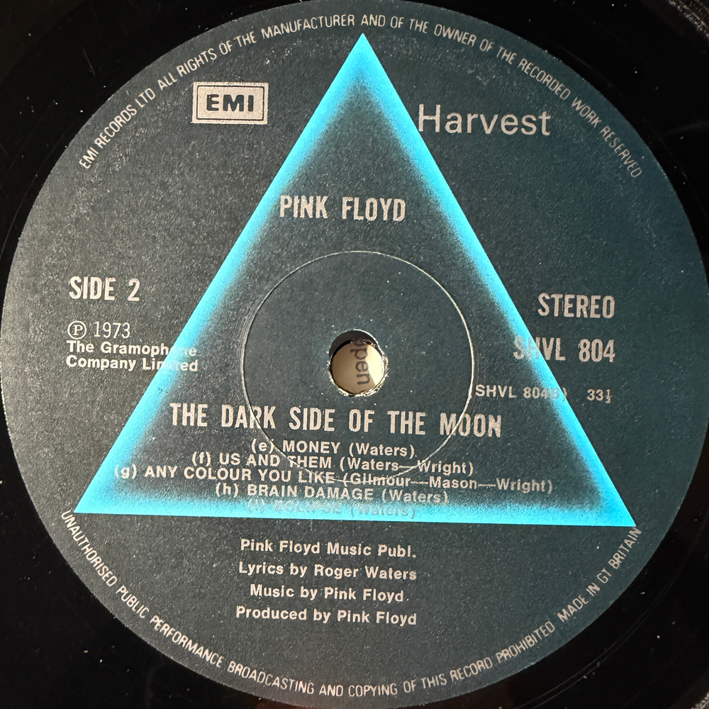Pink Floyd ‎– The Dark Side Of The Moon (Англия 1974г.)