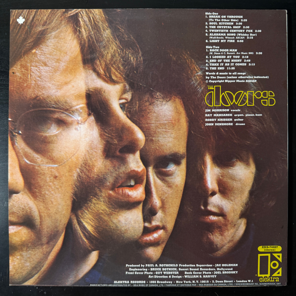The Doors ‎– The Doors (Канада 1979г.)