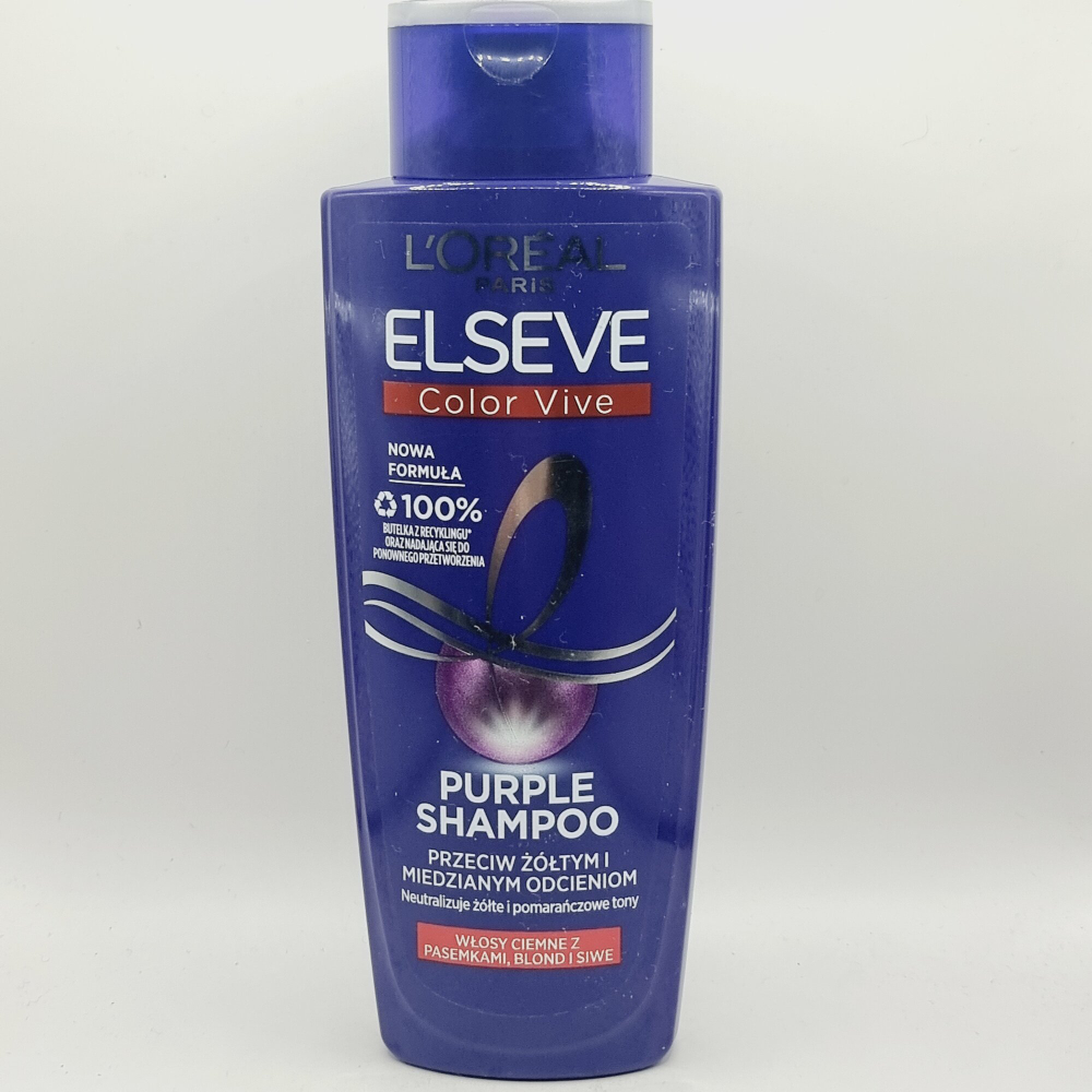 Шампунь фиолетовый L'oreal Paris ELSEVE Color Vive Purple 200 мл (Франция)