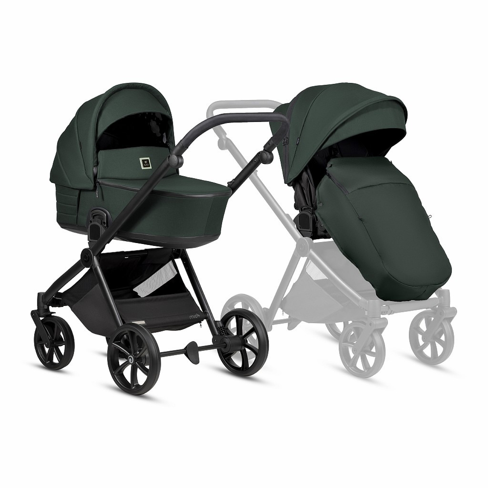Tutis Коляска 2 в 1 MIO 3+ Essential Pacific Green