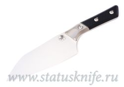 Нож Microtech Kitchen Santoku Bolster Black G-10 3200B-10BKфотография - 1