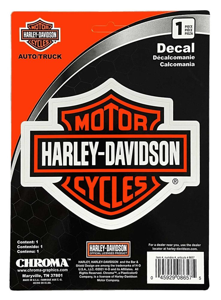 Наклейка Bar & Shield Harley-Davidson Наклейка Bar & Shield Harley-Davidson