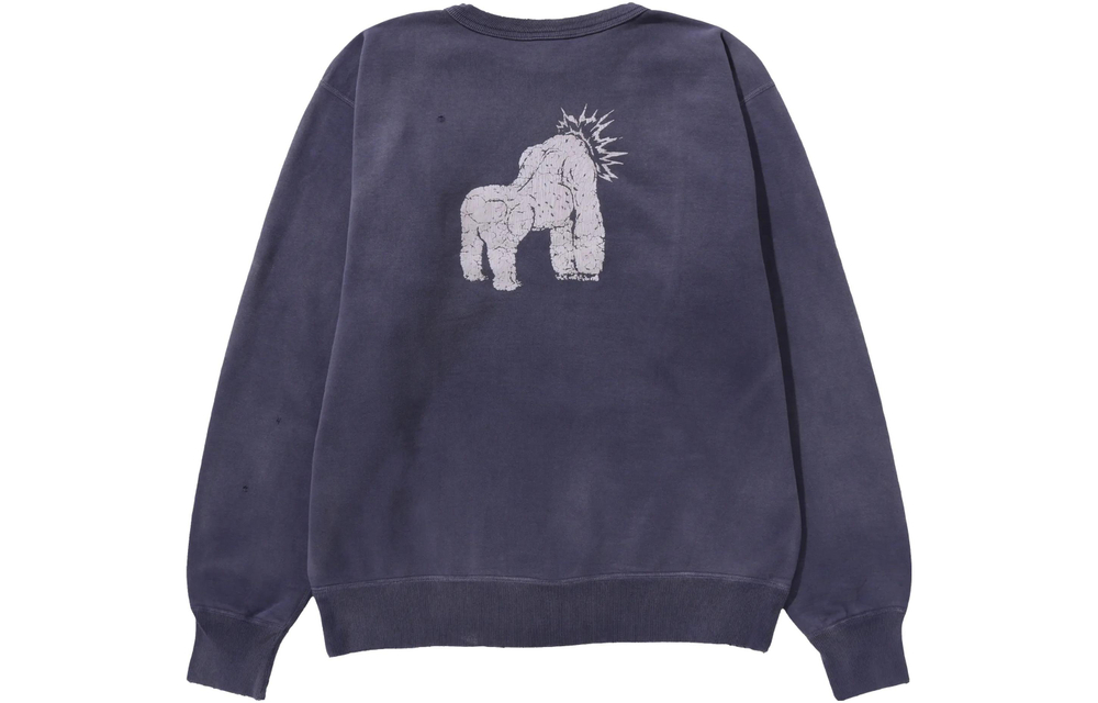 A Bathing Ape X Saint Mxxxxxx Gorilla Crewneck