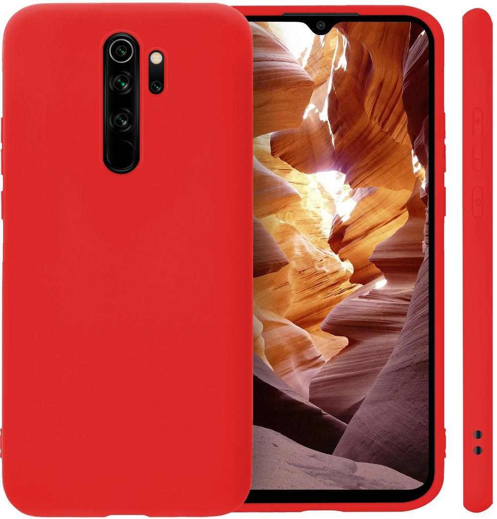 Мягкий Soft Touch чехол из силикона для XIAOMI REDMI NOTE 8 PRO с бархатной подкладкой