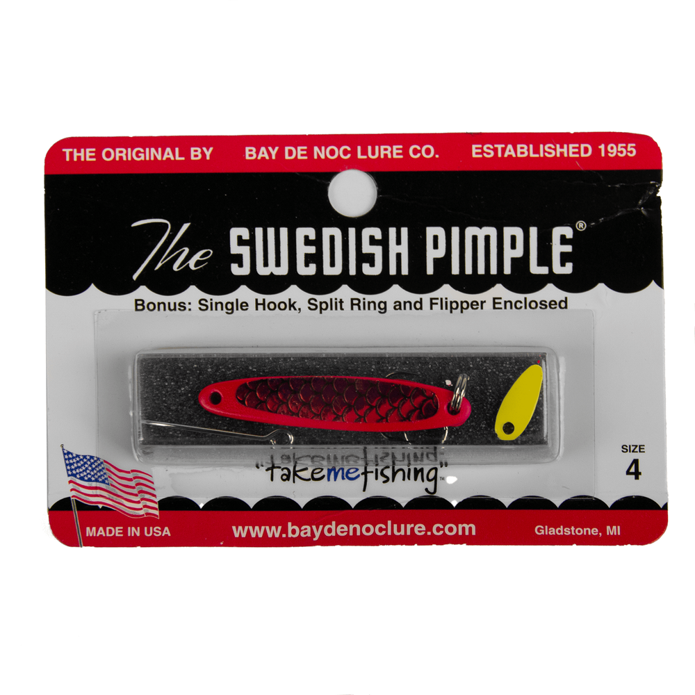 Блесна Bay de Noc Swedish Pimple #4 (44мм, 7гр)