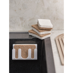 Набор губок для посуды из целлюлозы и кокосового волокна eco sponge, 6 шт.