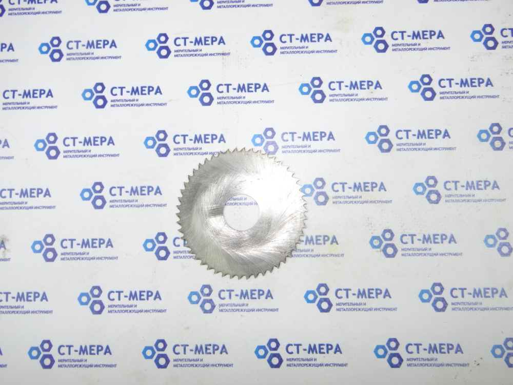Фреза отрезная по металлу 80х1х22мм z=50 Р18 без фаски без ш/п
