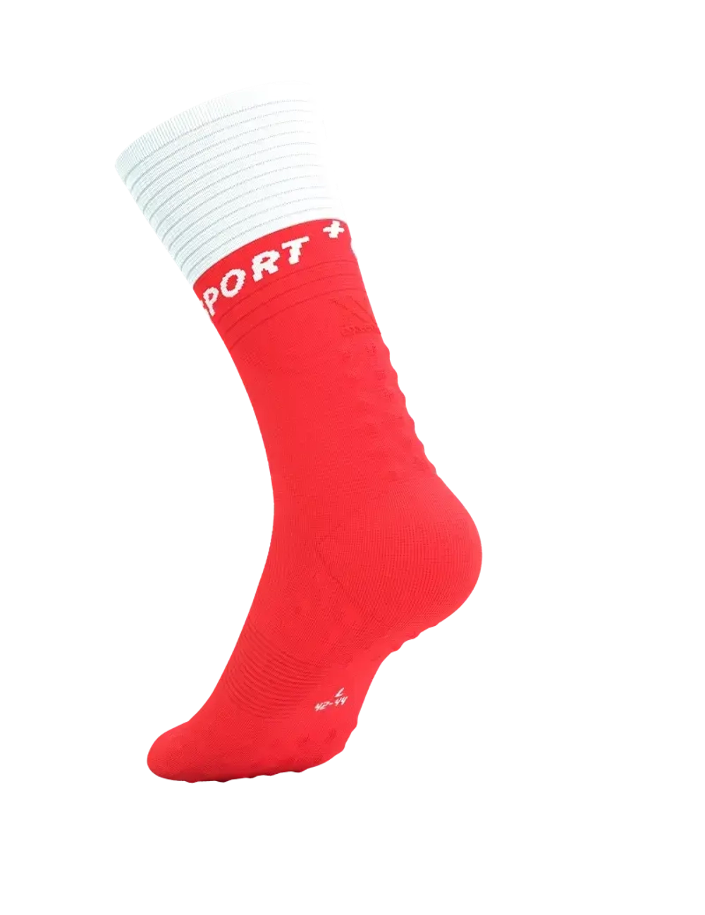 Носки Mid Compression Socks V2.0 fluo red/white