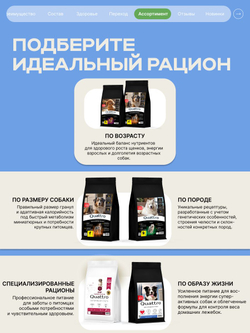 Корм сухой для взрослых собак породы Лабрадор-ретривер, с ягненком, 12 кг, QUATTRO
