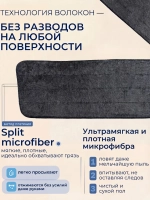 Насадки для швабры с распылителем на липучках, микрофибра