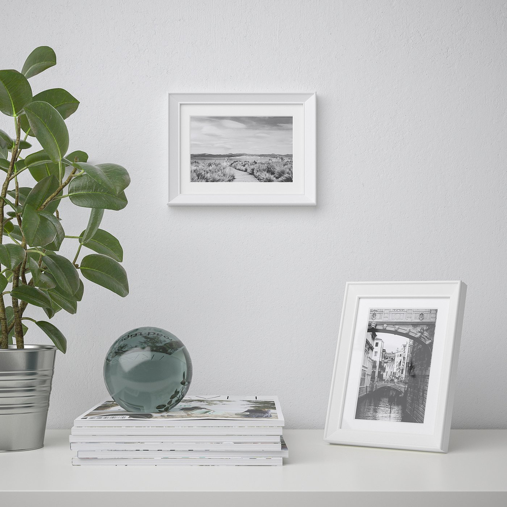 IKEA KNOPPÄNG  (ИКЕА КНОППЭНГ)  -  Рамка - белая 13x18 см