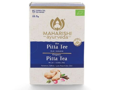 Чай травяной Мaharishi Ayurveda Pitta Tea успокаивающий 15 пакетиков 22,5 г (из Финляндии)