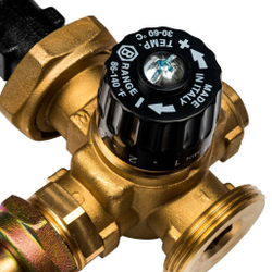 Насосная группа со смесителем 1"с насосом Grundfos UPSO 25-65