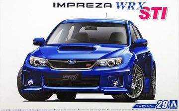 Сборная модель 1/24 Aoshima Subaru Impreza GRB WRX STI `10