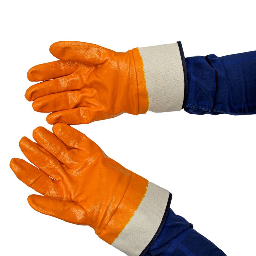 Перчатки нитриловые МБС МАНЖЕТ-КРАГИ INGCO HGVN01