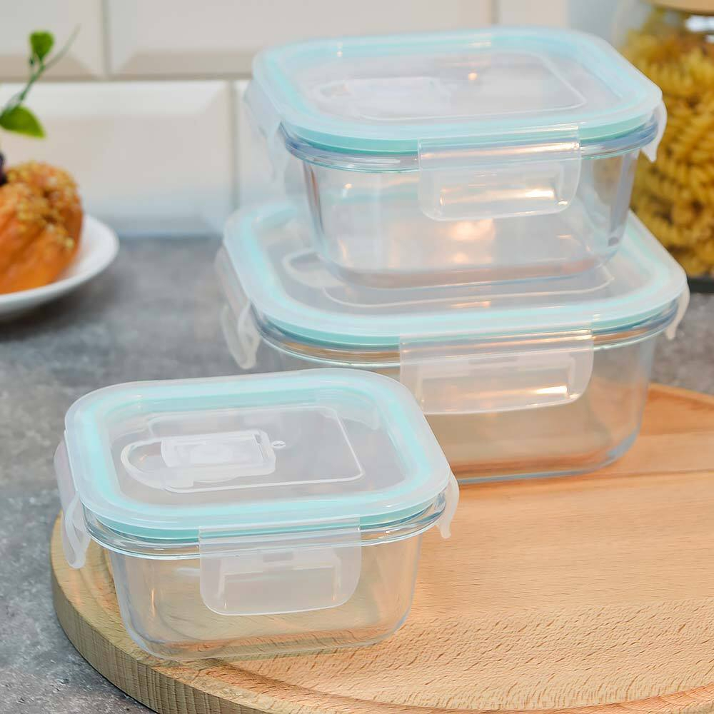 Набор емкостей для хранения продуктов 3 предмета (320мл, 500мл, 800мл), TW-3
