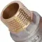 Кран шаровый со сгоном ROMMER Н-В 1/2" бабочка полнопроходной 38629